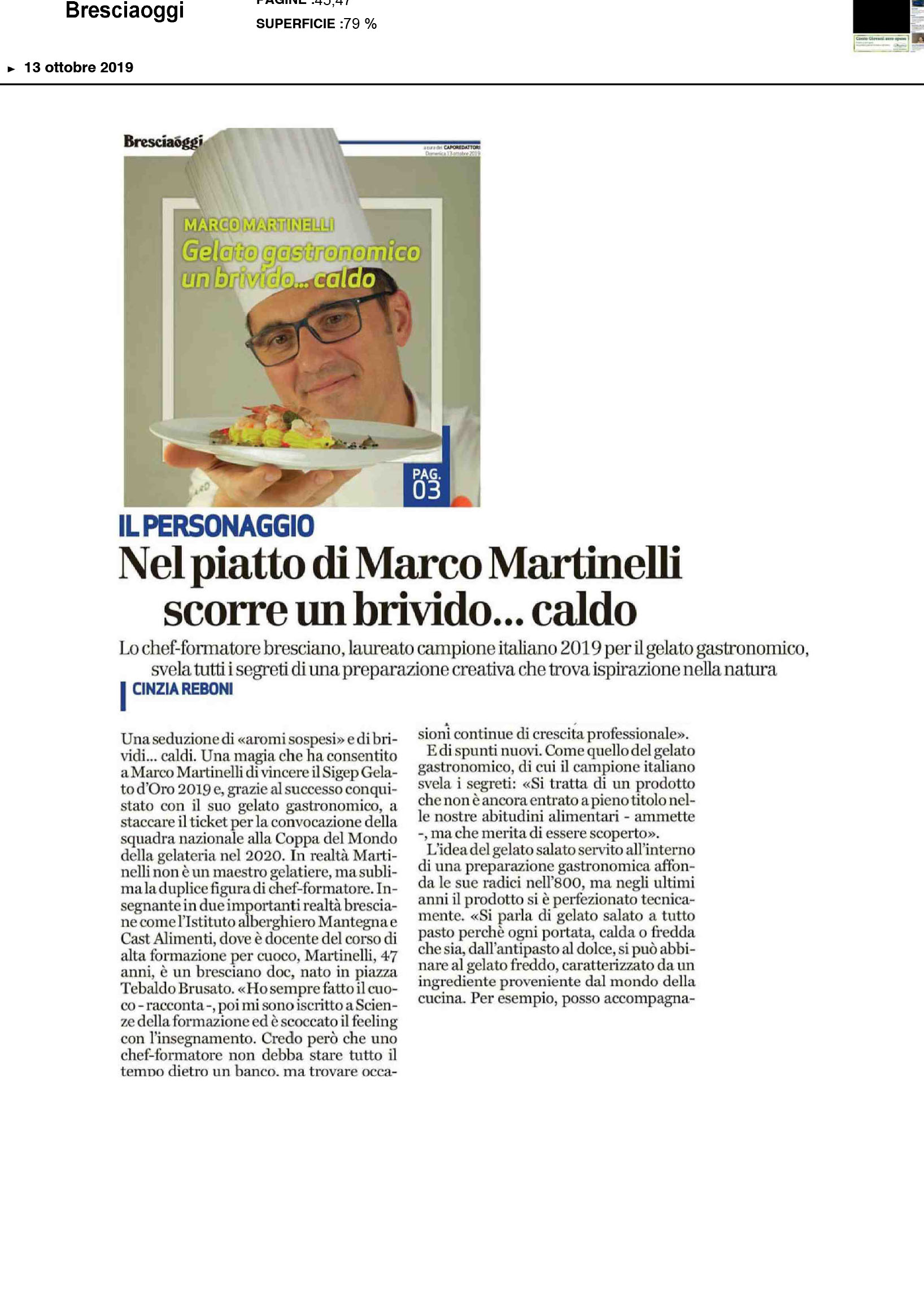 bresciaoggi 13 ottobre