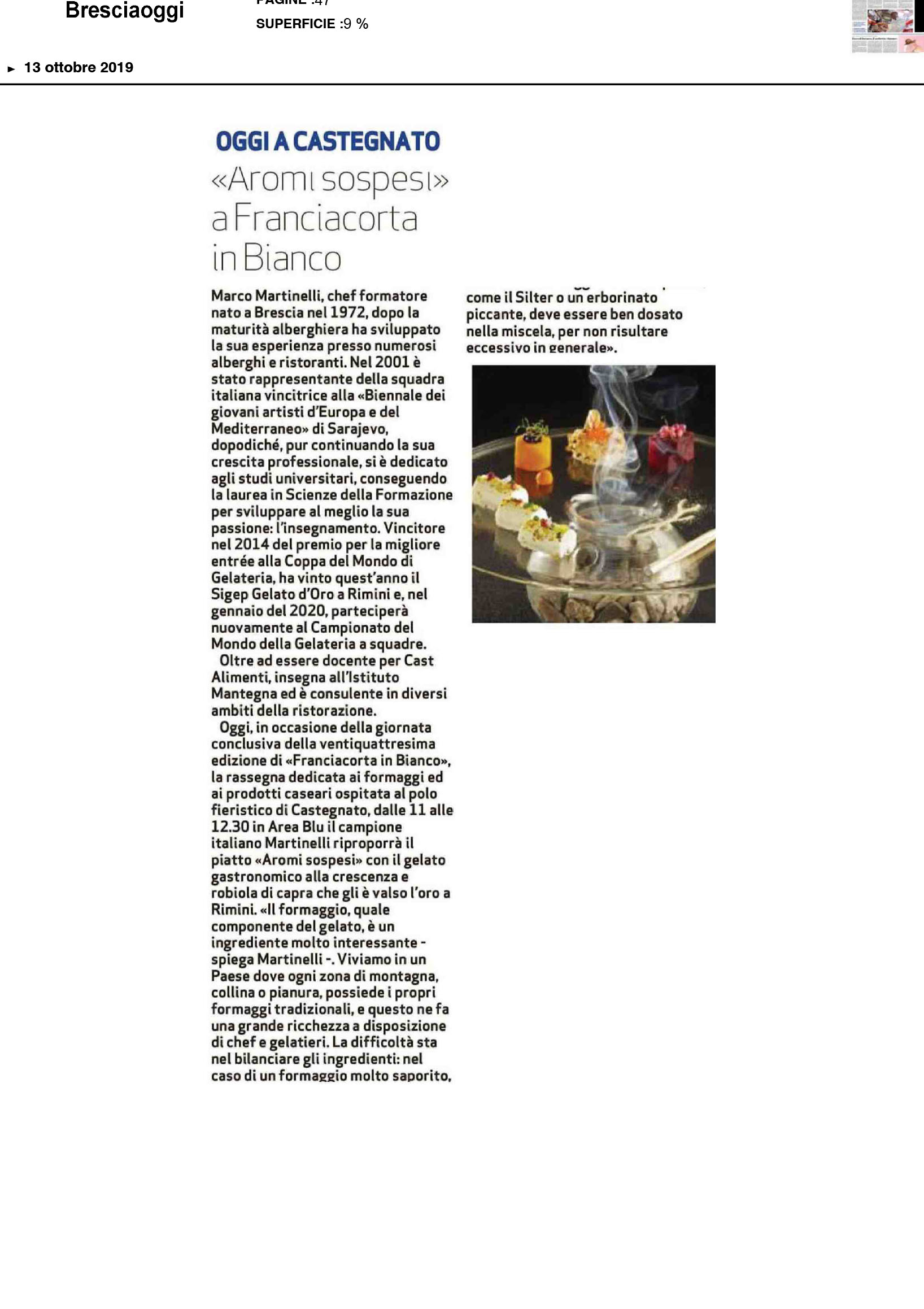 bresciaoggi 13 ottobre 2