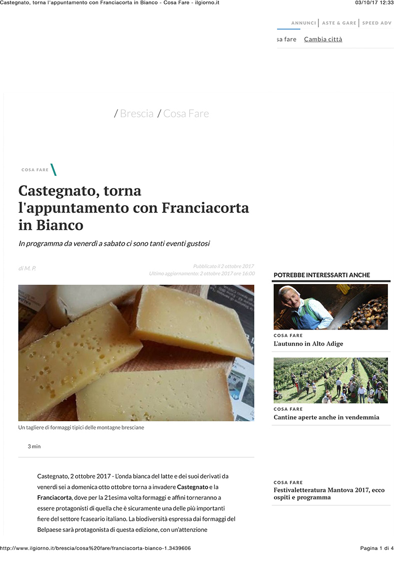 il giorno 03 10 17