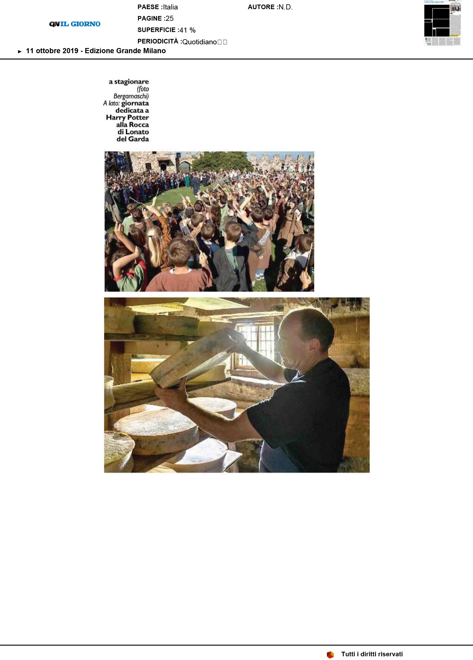 il giorno ed milano 11 ottobre b