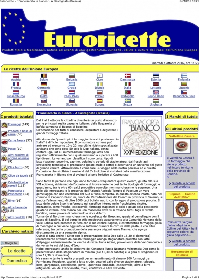 Franciacorta in Bianco a Castegnato - Euroricette