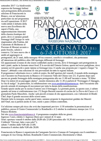 Da "Cosa bolle in Pentola" - XXII Edizione di Franciacorta in Bianco