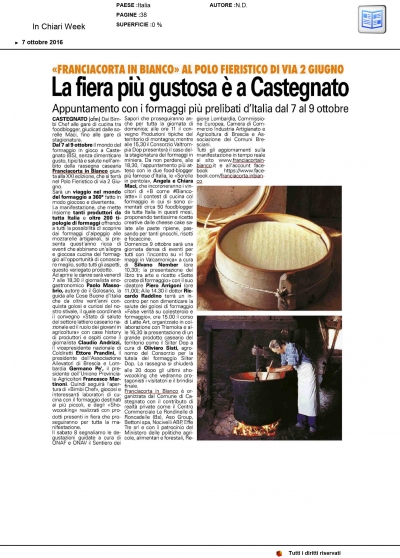 La fiera pi&ugrave; gustosa &egrave; a Castegnato - In Chiari Week