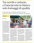 Tra novit&agrave; e certezze, Franciacorta in Bianco solo formaggi di qualit&agrave;