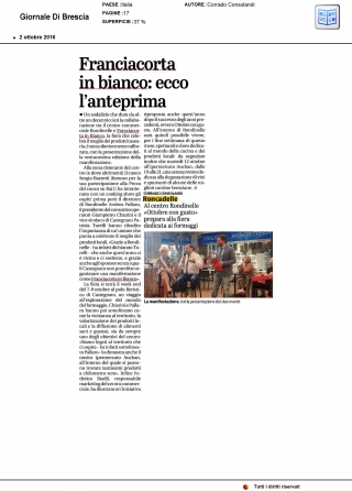 Franciacorta in Bianco, ecco l&#039;anteprima - Giornale di Brescia