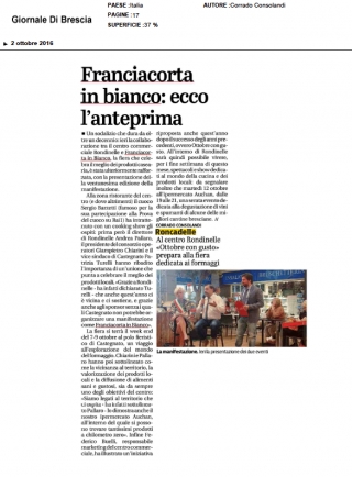 Franciacorta in Bianco: ecco l&#039;anteprima - Giornale di Brescia