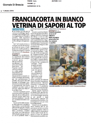 Franciacorta in Bianco, vetrina di sapori al top - Giornale di Brescia