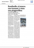 Rondinelle: si temeva uno tzunami, &egrave; stata una pioggerellina - Giornale di Brescia