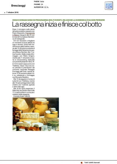 La rassegna inizia e finisce col botto - Bresciaoggi