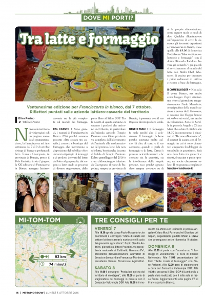 Tra latte e formaggio - Mi-Tomorrow