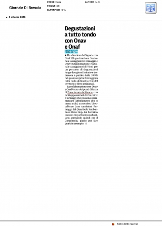 Degustazioni a tutto tondo con ONAV e ONAF - Giornale di Brescia