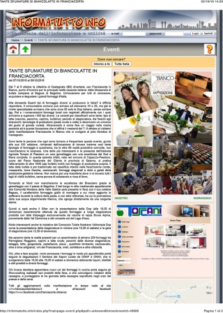 Tante sfumature di Biancolatte in Franciacorta - informatutto.info